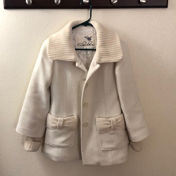 Ivory anthropology thick winter coat - Picture 1 of 4